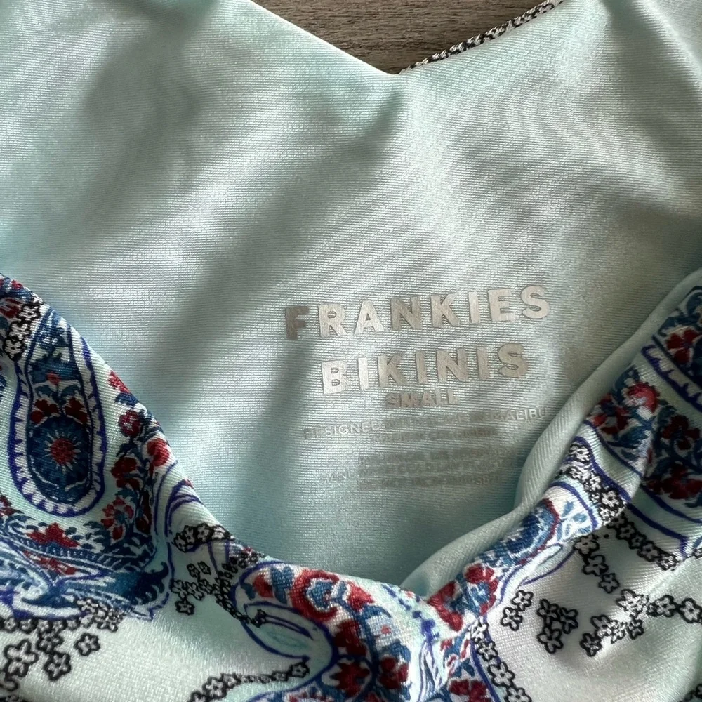 Frankies Enzo Shine Cheeky Bikini Bottom